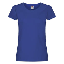Fruit of the Loom - T-shirt - Femme (Bleu roi)