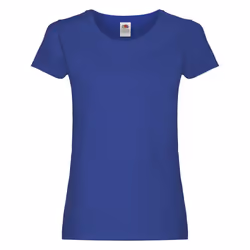 Fruit of the Loom - T-shirt - Femme (Bleu roi)