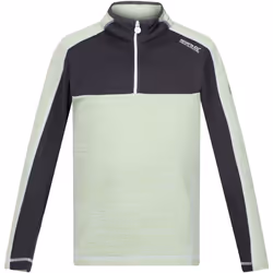 Regatta - Haut polaire HEWLEY - Enfant (Menthe douce / Gris phoque)