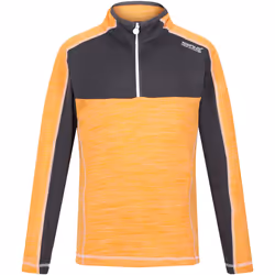 Regatta - Haut polaire HEWLEY - Enfant (Orange clair / Gris phoque)