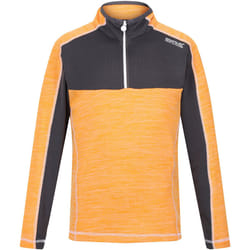 Regatta - Haut polaire HEWLEY - Enfant (Orange clair / Gris phoque)