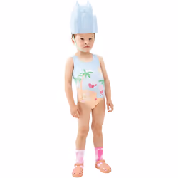 Regatta - Maillot de bain 1 pièce BEACH - Fille (Bleu)