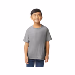 Gildan - T-shirt SOFTSTYLE - Enfant (Gris chiné)