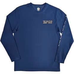 The Beatles - T-shirt ABBEY ROAD - Adulte (Bleu denim)