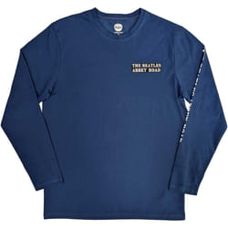 The Beatles - T-shirt ABBEY ROAD - Adulte (Bleu denim)