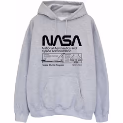 NASA - Sweat à capuche - Homme (Gris chiné)