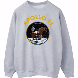 NASA - Sweat CLASSIC APOLLO - Homme (Gris chiné)