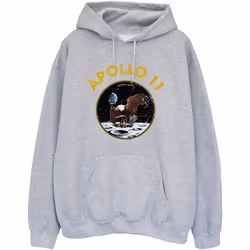 NASA - Sweat à capuche CLASSIC APOLLO - Homme (Gris chiné)