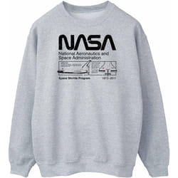 NASA - Sweat - Homme (Gris chiné)