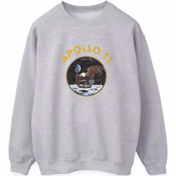 NASA - Sweat CLASSIC APOLLO - Femme (Gris chiné)