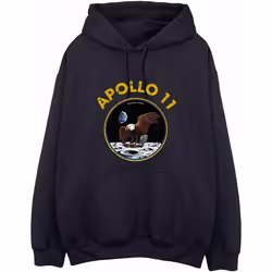 NASA - Sweat à capuche CLASSIC APOLLO - Femme (Noir)