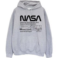 NASA - Sweat à capuche - Femme (Gris chiné)