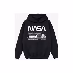 NASA - Sweat à capuche - Garçon (Noir)