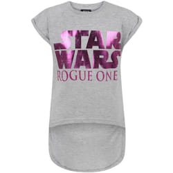 Star Wars - T-shirt - Fille (Gris)