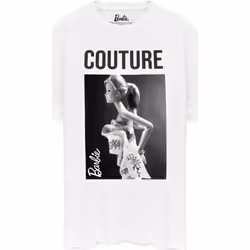 Barbie - T-shirt COUTURE - Femme (Blanc)
