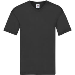 Fruit of the Loom - T-shirt ORIGINAL - Homme (Noir)