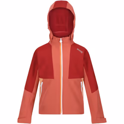 Regatta - Veste softshell HAYDENBURY - Enfant (Corail clair / Rouge foncé)