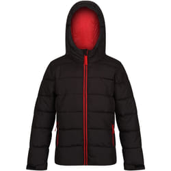 Regatta - Veste matelassée - Enfant (Noir / Rouge classique)