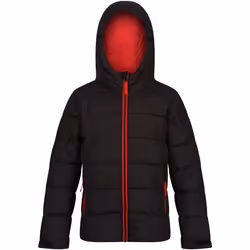 Regatta - Veste matelassée - Enfant (Noir / Rouge classique)