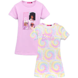 Barbie - Robes t-shirt - Fille (Multicolore)