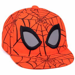 Spider-Man - Casquette ajustable - Garçon (Rouge / Noir)