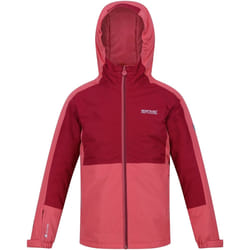 Regatta - Veste imperméable BEAMZ - Enfant (Corail clair / Rouge foncé)