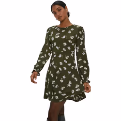 Dorothy Perkins - Mini robe - Femme (Vert kaki)