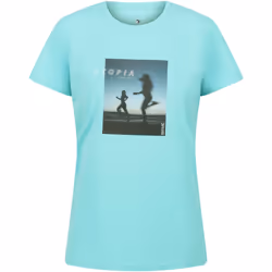 Regatta - T-shirt FINGAL UTOPIA - Femme (Bleu turquoise pâle)