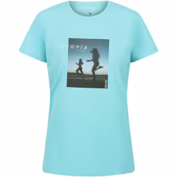 Regatta - T-shirt FINGAL UTOPIA - Femme (Bleu turquoise pâle)