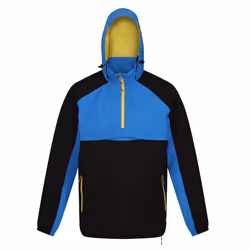 Regatta - Veste softshell ANORAK - Homme (Noir / Bleu foncé)