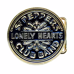 The Beatles - Boucle de ceinture SGT PEPPER DRUM (Blanc)
