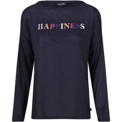 Regatta - T-shirt CARLENE HAPPINESS - Femme (Bleu marine)