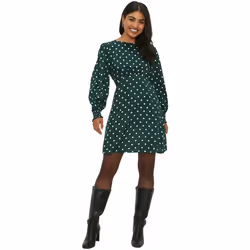 Dorothy Perkins - Mini robe - Femme (Vert / Blanc)