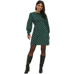 Dorothy Perkins - Mini robe - Femme (Vert / Blanc)