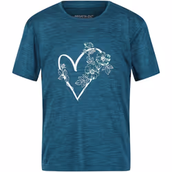 Regatta - T-shirt FINDLEY KEEP GOING - Enfant (Bleu sarcelle foncé)