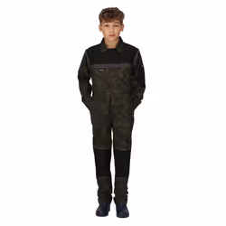 Regatta - Combinaison - Enfant (Vert / Noir)