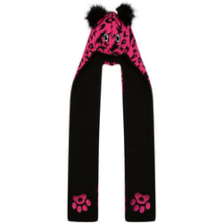 Dare 2B - Bonnet écharpe SNOWPLAY - Enfant (Rose bonbon / Noir)