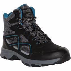 Regatta - Bottines de marche LADY VENDEAVOUR - Femme (Noir / Bleu canard)