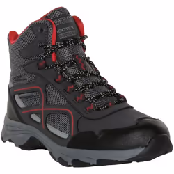 Regatta - Bottines de marche LADY VENDEAVOUR - Femme (Cendre / Rose fluo)