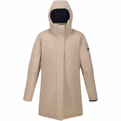 Regatta - Veste imperméable YEWBANK - Femme (Beige / Gris phoque)