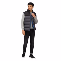 Regatta - Veste sans manches VINTAGE - Homme (Gris phoque / Noir)