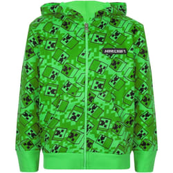 Minecraft - Sweat à capuche - Garçon (Vert / Noir)
