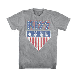 Kiss - T-shirt - Adulte (Gris)