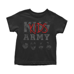 Kiss - T-shirt ARMY - Enfant (Noir)