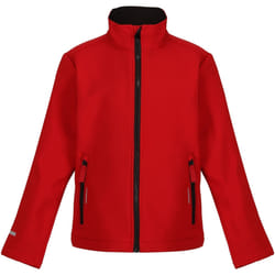 Regatta - Veste softshell ABLAZE - Enfant (Rouge classique / Noir)