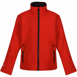 Regatta - Veste softshell ABLAZE - Enfant (Rouge classique / Noir)