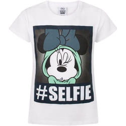 Disney - T-shirt SELFIE - Enfant (Blanc)