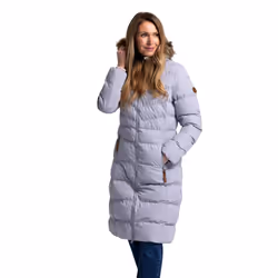 Trespass - Doudoune longue AUDREY - Femme (Gris)