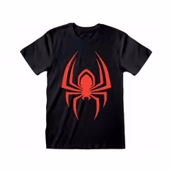 Spider-Man - T-shirt HANGING SPIDER - Adulte (Noir)