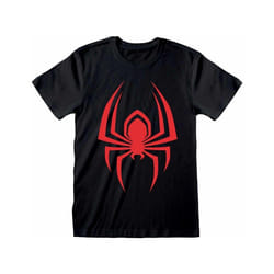 Spider-Man - T-shirt HANGING SPIDER - Adulte (Noir)